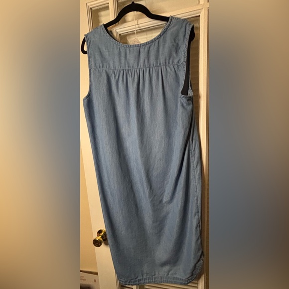 Blue Denim Tank Dress- Size 16/18 - Picture 4 of 10